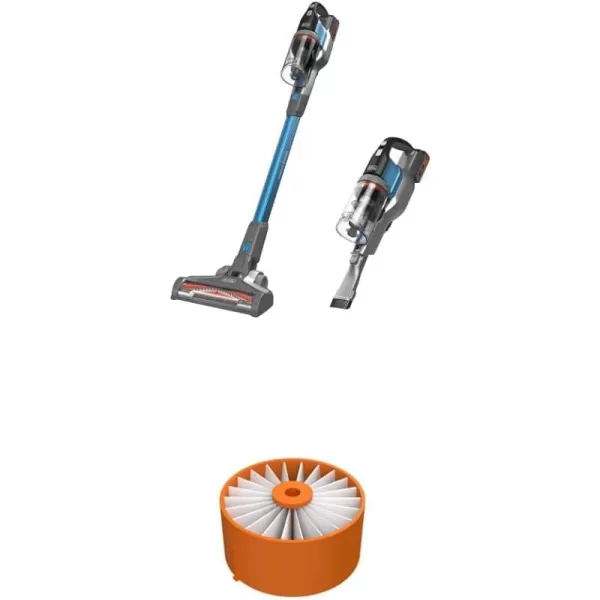 BLACK+DECKER Powerseries Extreme Cordless Stick Vacuum Cleaner, Blue 
