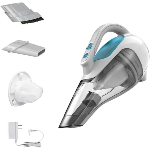 BLACK+DECKER dustbuster Cordless Handheld Vacuum, Flexi Blue/Grey/White 