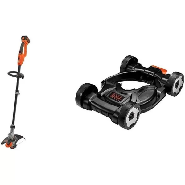 Black &amp; Decker LST400 12-Inch Lithium High Performance Trimmer and Edger, 20-volt