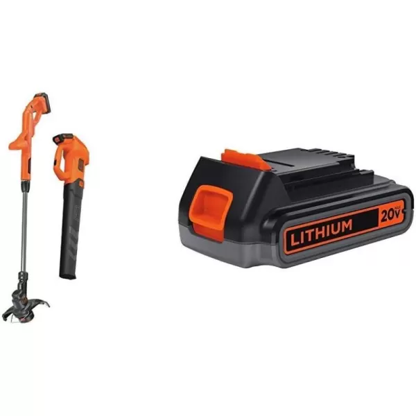 Black+Decker BCK279D2 20V MAXAxial Leaf Blower and String Trimmer Combo Kit