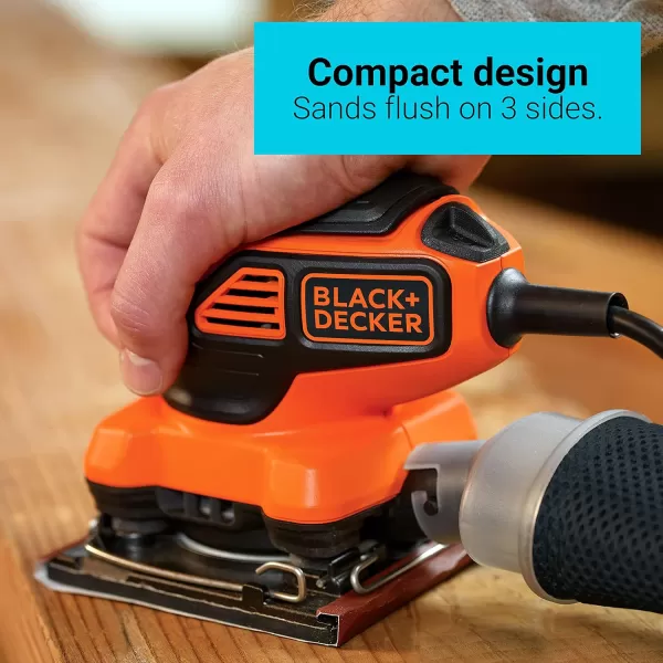 BLACK+DECKER 2.0 Amp Electric 1/4 Sheet Orbit Sander 