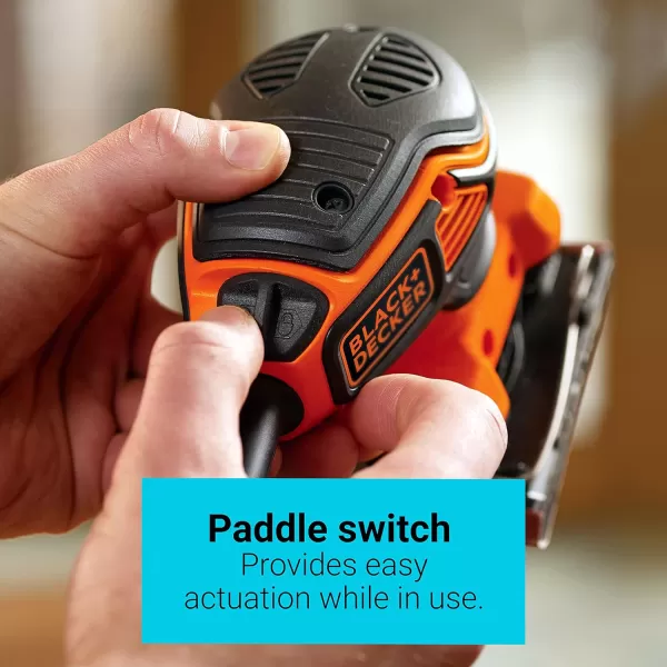 BLACK+DECKER 2.0 Amp Electric 1/4 Sheet Orbit Sander 