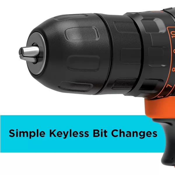 BLACK+DECKER 20V MAX Cordless Drill/Driver ,Pack of 1