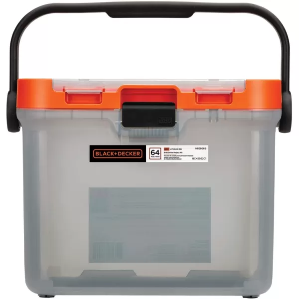 BLACK+DECKER 20V MAX Drill with Home Tool Kit, 66-Piece 