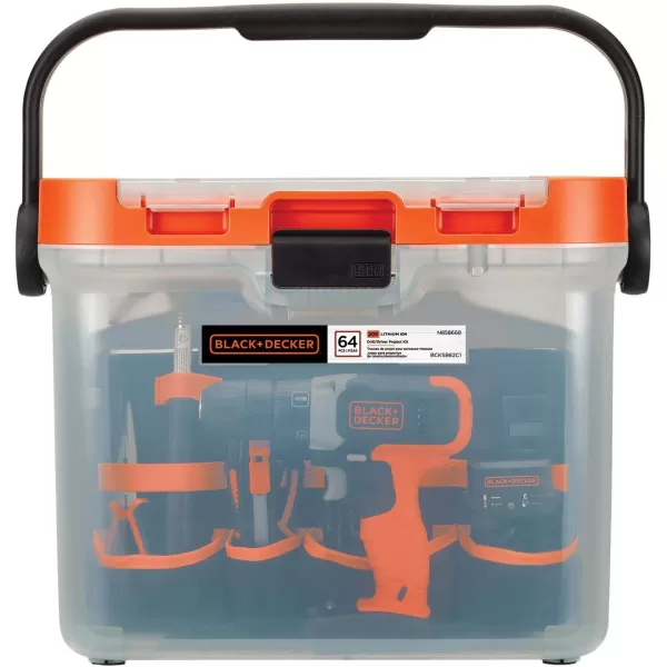 BLACK+DECKER 20V MAX Drill with Home Tool Kit, 66-Piece 