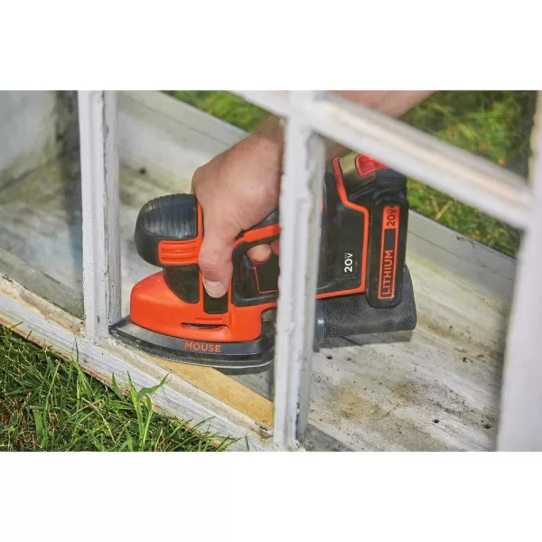 BLACK+DECKER 20V MAX* Mouse Sander, Tool Only 