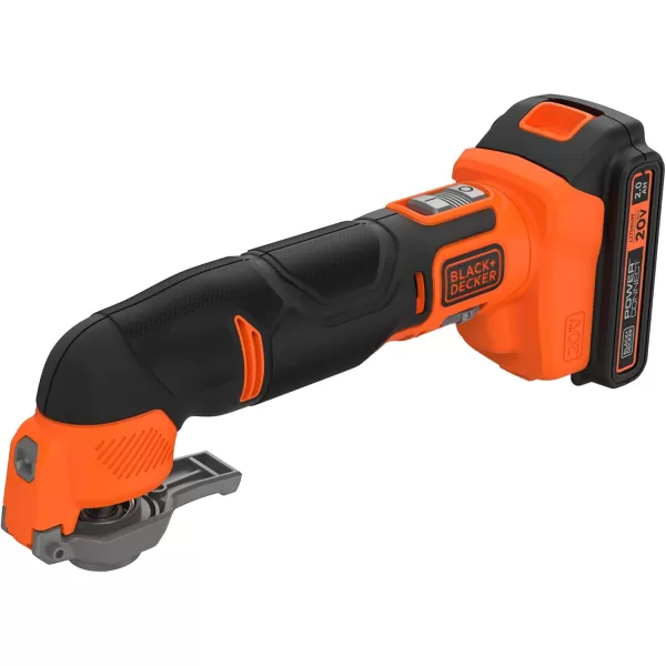 BLACK+DECKER 20V MAX Multi Tool, Oscillating Tool Kit, 6-Speed, Quick Blade Change For Multi-Tool Needs, Cordless 