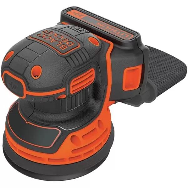 BLACK+DECKER 20V MAX Orbital Sander, Cordless, 12,000 OPM, 2 Sandpaper Sheets, Battery and Charger Included 