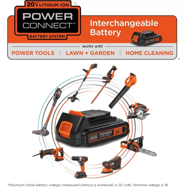 BLACK+DECKER 20V MAX POWERCONNECT 5-1/2 in. Cordless Circular Saw with Battery and Charger 