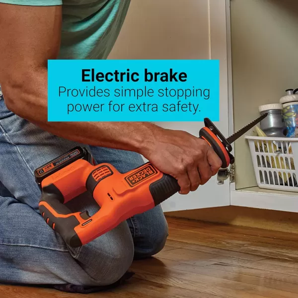 BLACK+DECKER 20V MAX* POWERCONNECT 7/8 in. Cordless Reciprocating Saw 