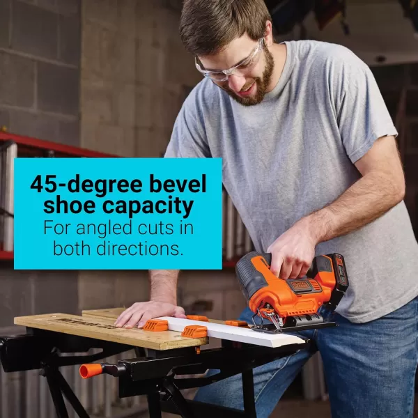 BLACK+DECKER 20V MAX* POWERCONNECT Cordless Jig Saw  