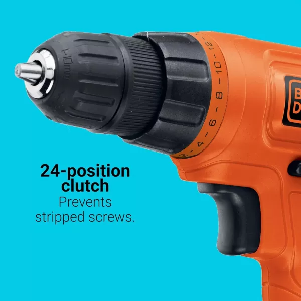 BLACK+DECKER 20V MAX POWERECONNECT Cordless Drill/Driver + 30 Piece Bits and Drivers Kit 