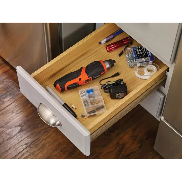 BLACK+DECKER 4V MAX* Cordless Screwdriver with Picture-Hanging Kit 