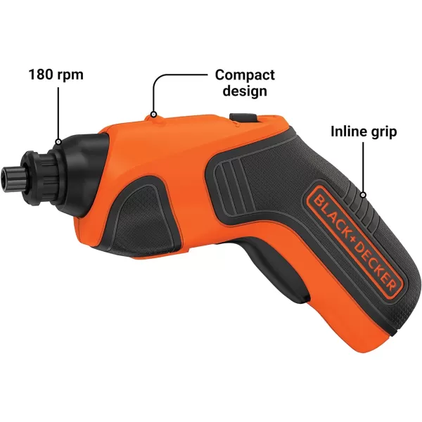 BLACK+DECKER 4V MAX* Cordless screwdriver 