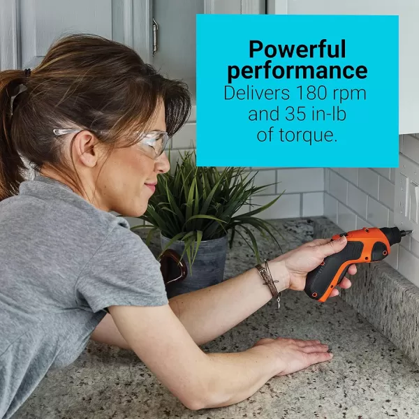 BLACK+DECKER 4V MAX* Cordless screwdriver 