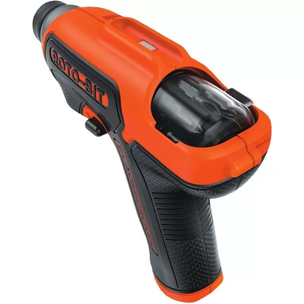 BLACK+DECKER 4V MAX Electric Screwdriver, Cordless, 180 RPM, 8 Bits With Built-In, Storage Compartment, Batteries Included 