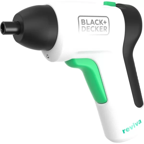 BLACK+DECKER 4V MAX reviva Electric Screwdriver, Cordless, USB Chargeable 