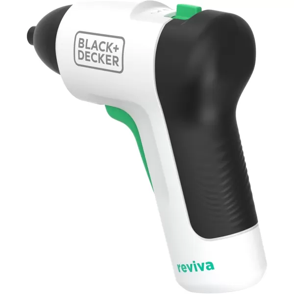 BLACK+DECKER 4V MAX reviva Electric Screwdriver, Cordless, USB Chargeable 