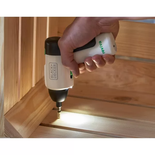 BLACK+DECKER 4V MAX reviva Electric Screwdriver, Cordless, USB Chargeable 