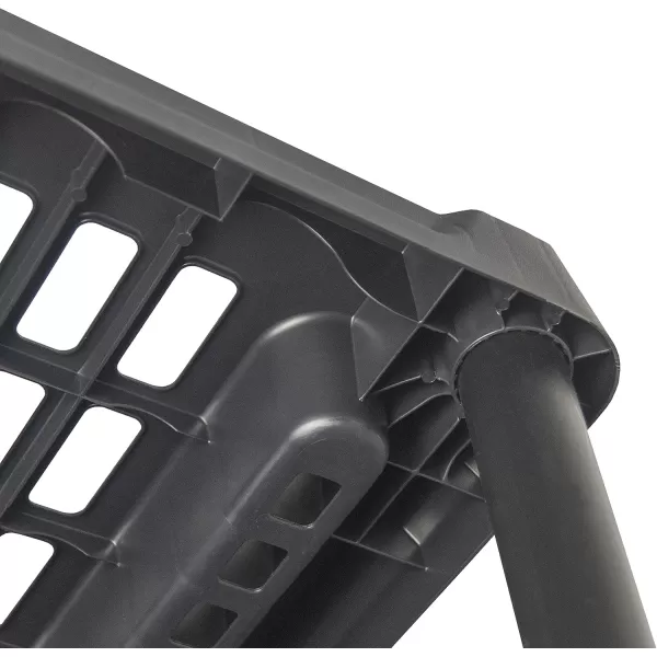 BLACK+DECKER, 5-Tier Heavy Duty Ventilated Storage Shelf, 150 lbs/Shelf , Plastic Shelving Unit [2 Pack])