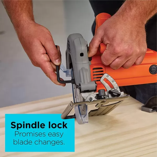 BLACK+DECKER 7-1/4-Inch Circular Saw with Laser, 13-Amp 