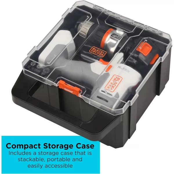 BLACK+DECKER BLACK+DECKER MATRIX 20V MAX* Drill Kit with Storage Case )