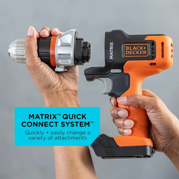 BLACK+DECKER BLACK+DECKER MATRIX 20V MAX* Drill Kit with Storage Case )
