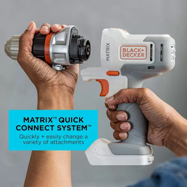 BLACK+DECKER BLACK+DECKER MATRIX 20V MAX* Drill Kit with Storage Case )