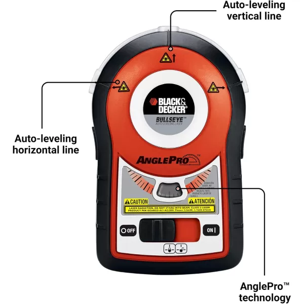 BLACK+DECKER BullsEye Auto-Leveling Laser with AnglePro 