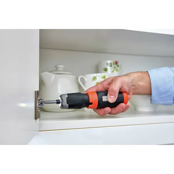 BLACK+DECKER Cordless Screwdriver, Alkaline 