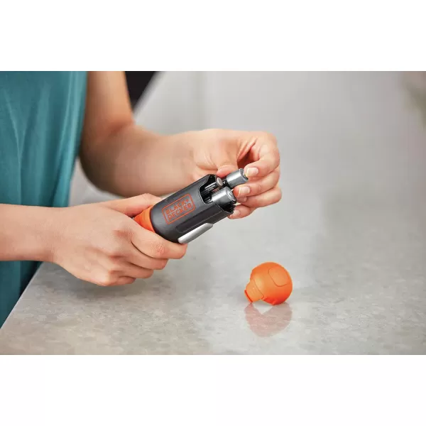 BLACK+DECKER Cordless Screwdriver, Alkaline 