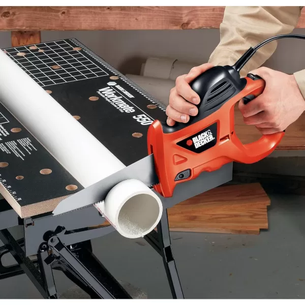 BLACK+DECKER Electric Hand Saw with Storage Bag, 3.4-Amp 