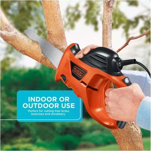 BLACK+DECKER Electric Hand Saw with Storage Bag, 3.4-Amp 
