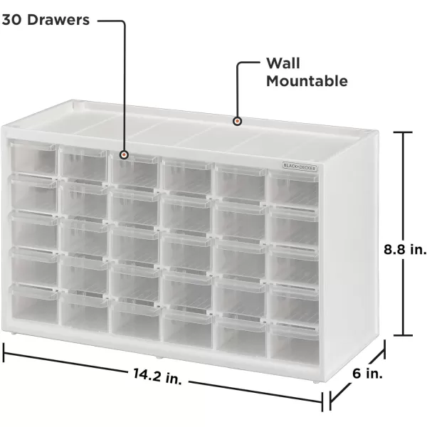 BLACK+DECKER Large &amp; Small 39 Drawer Bin System 