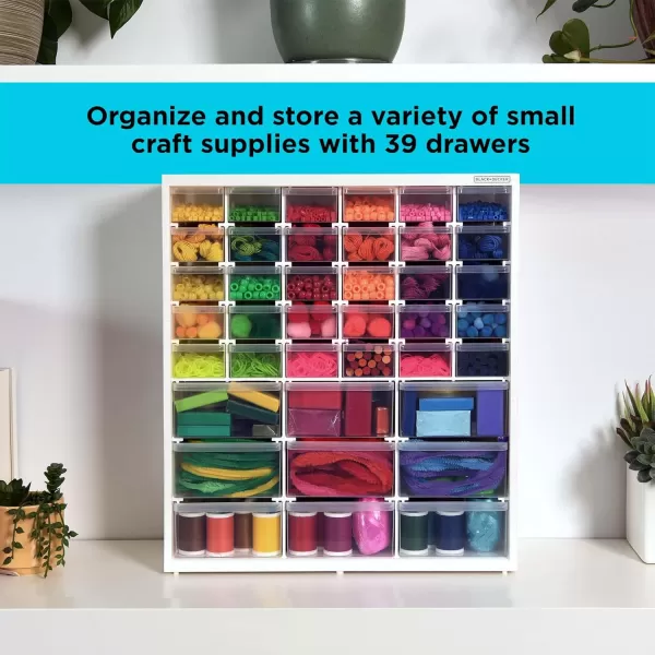 BLACK+DECKER Large &amp; Small 39 Drawer Bin System 