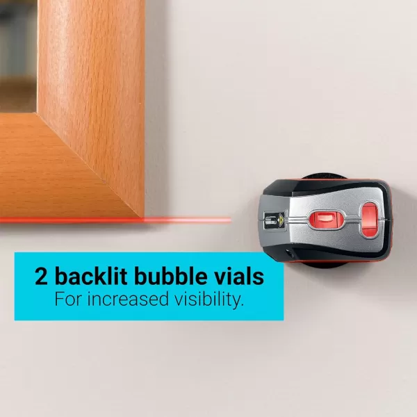 BLACK+DECKER Laser Level, Self-Leveling, 360 Degree Wall Attachment, AA Batteries Included 