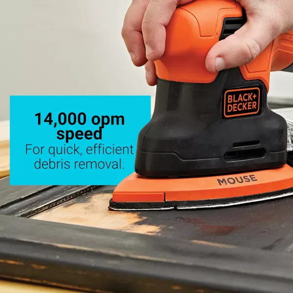 BLACK+DECKER MOUSE 1.2 Amp Electric Detail Sander 