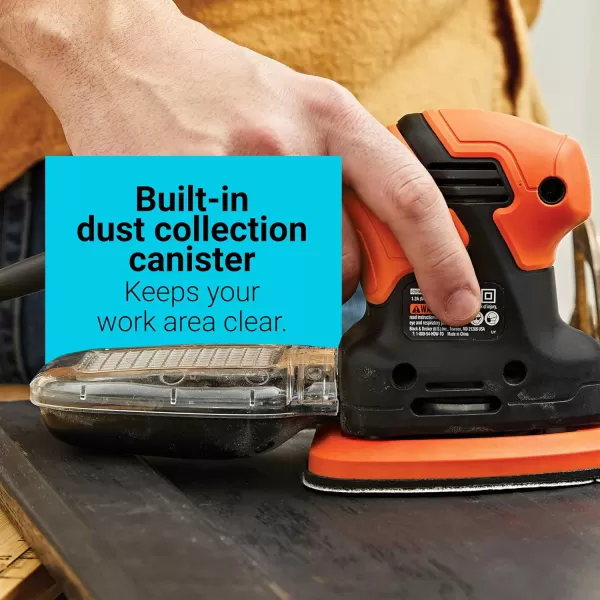 BLACK+DECKER MOUSE 1.2 Amp Electric Detail Sander 