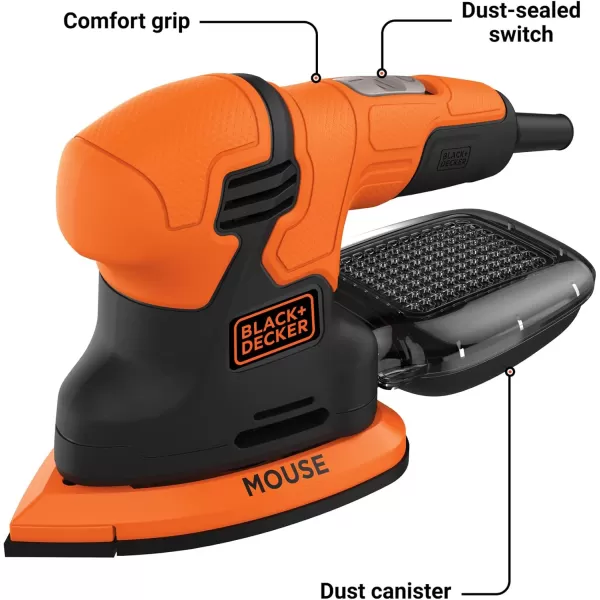 BLACK+DECKER MOUSE 1.2 Amp Electric Detail Sander 