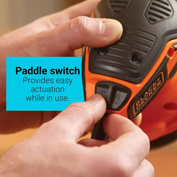 BLACK+DECKER Orbital Sander, 5-inch Disc Sander, Corded 