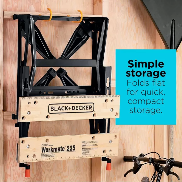 BLACK+DECKER Portable Work Bench and Vise 
