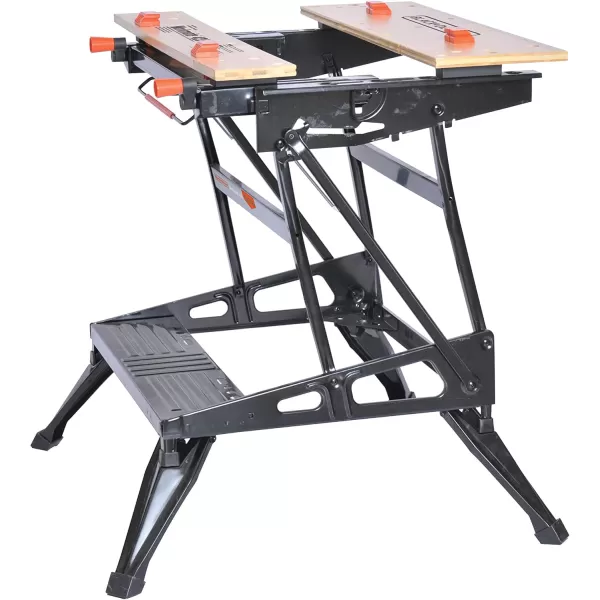 BLACK+DECKER Portable Workbench, Workmate Folding Workbench, 550 lb. Capacity with Clamps for Woodworking 