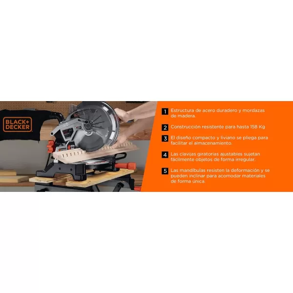 BLACK+DECKER Workmate Portable Workbench, 350-Pound Capacity 