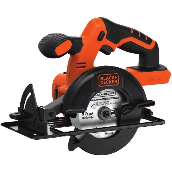 Black And Decker 20-Volt 5-1/2-In Cordless Circular Saw 