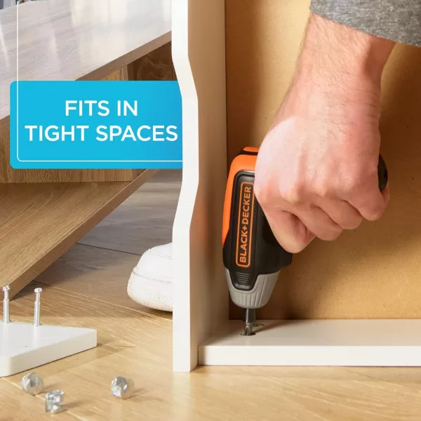 beyond by BLACK+DECKER 4V MAX* Cordless Screwdriver, Fast Charge, 1-Inch Assorted Bits 