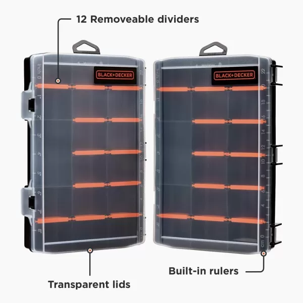 beyond by BLACK+DECKER BLACK+DECKER BDST60500APB Stackable Storage System - 3 Piece Set 
