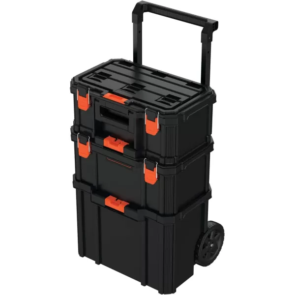 beyond by BLACK+DECKER BLACK+DECKER BDST60500APB Stackable Storage System - 3 Piece Set 