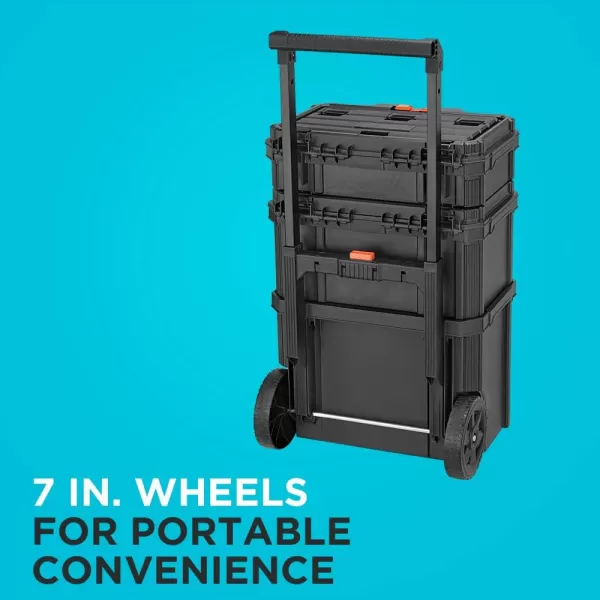 beyond by BLACK+DECKER BLACK+DECKER BDST60500APB Stackable Storage System - 3 Piece Set 