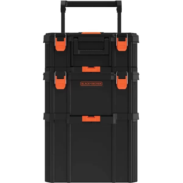 beyond by BLACK+DECKER BLACK+DECKER BDST60500APB Stackable Storage System - 3 Piece Set 