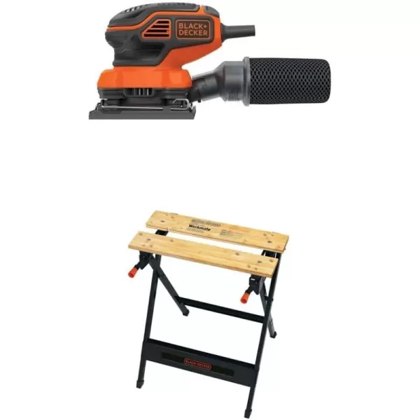BLACK+DECKER 2.0 Amp Electric 1/4 Sheet Orbit Sander 